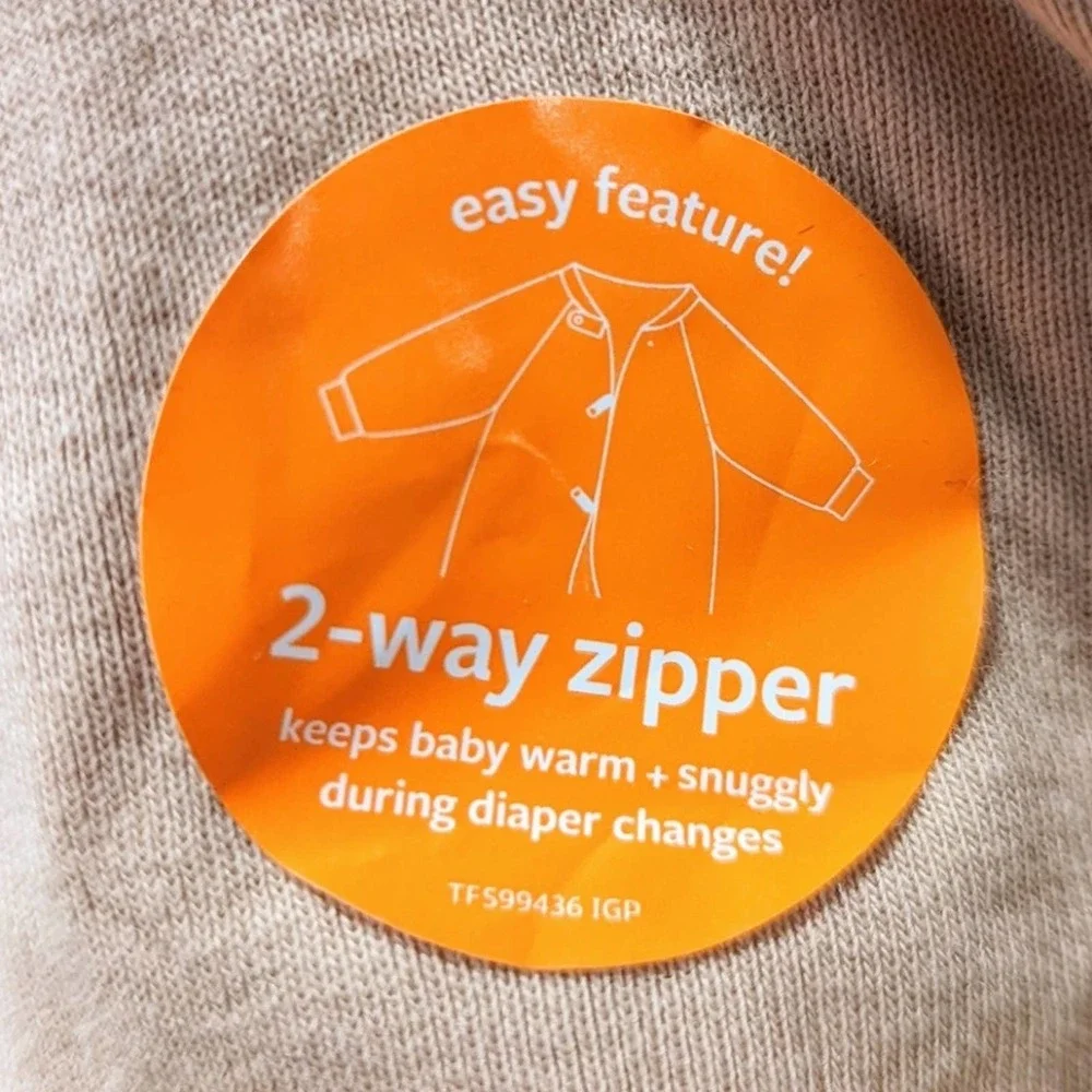 CARTER'S Christmas Footed Pajamas with Reindeer Santa Trees Presents 9 Month - Picture 12 of 12